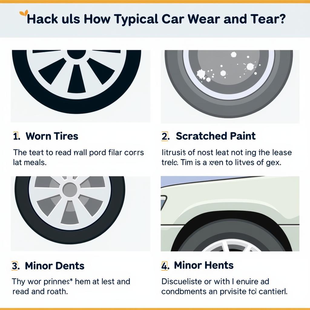 Examples of Car Wear and Tear