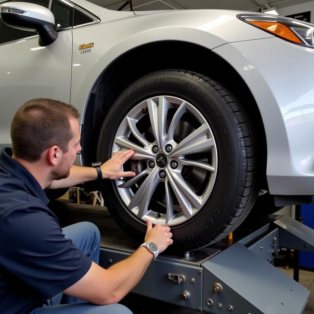 Car wheel balancing machine in Jacksonville, FL