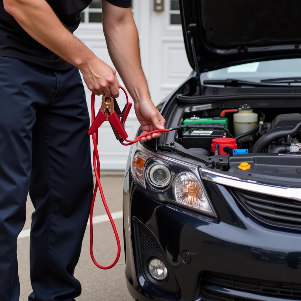 Checking the car battery when it won't start