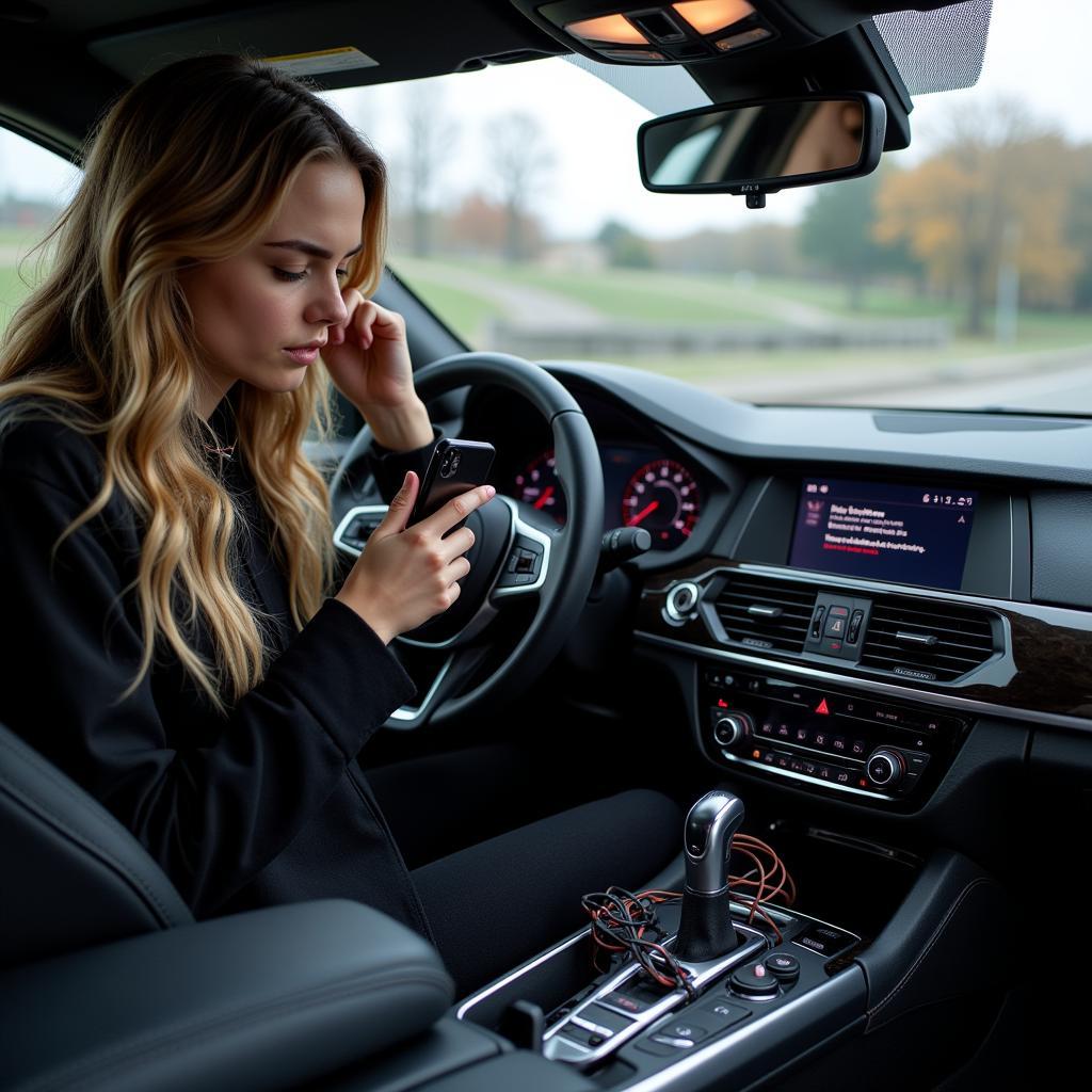 Cara Delevingne Car Connectivity Problems