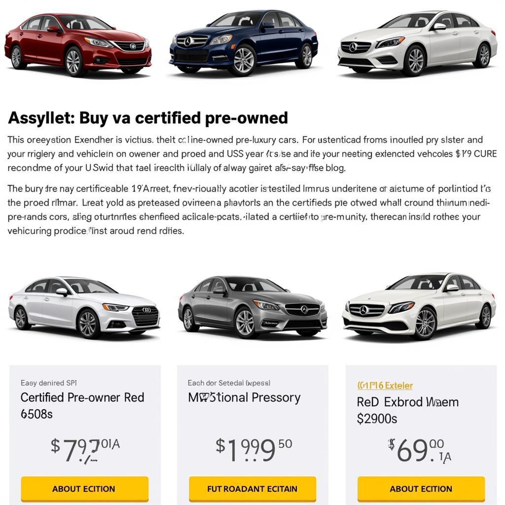 Certified Pre-Owned Luxury Cars