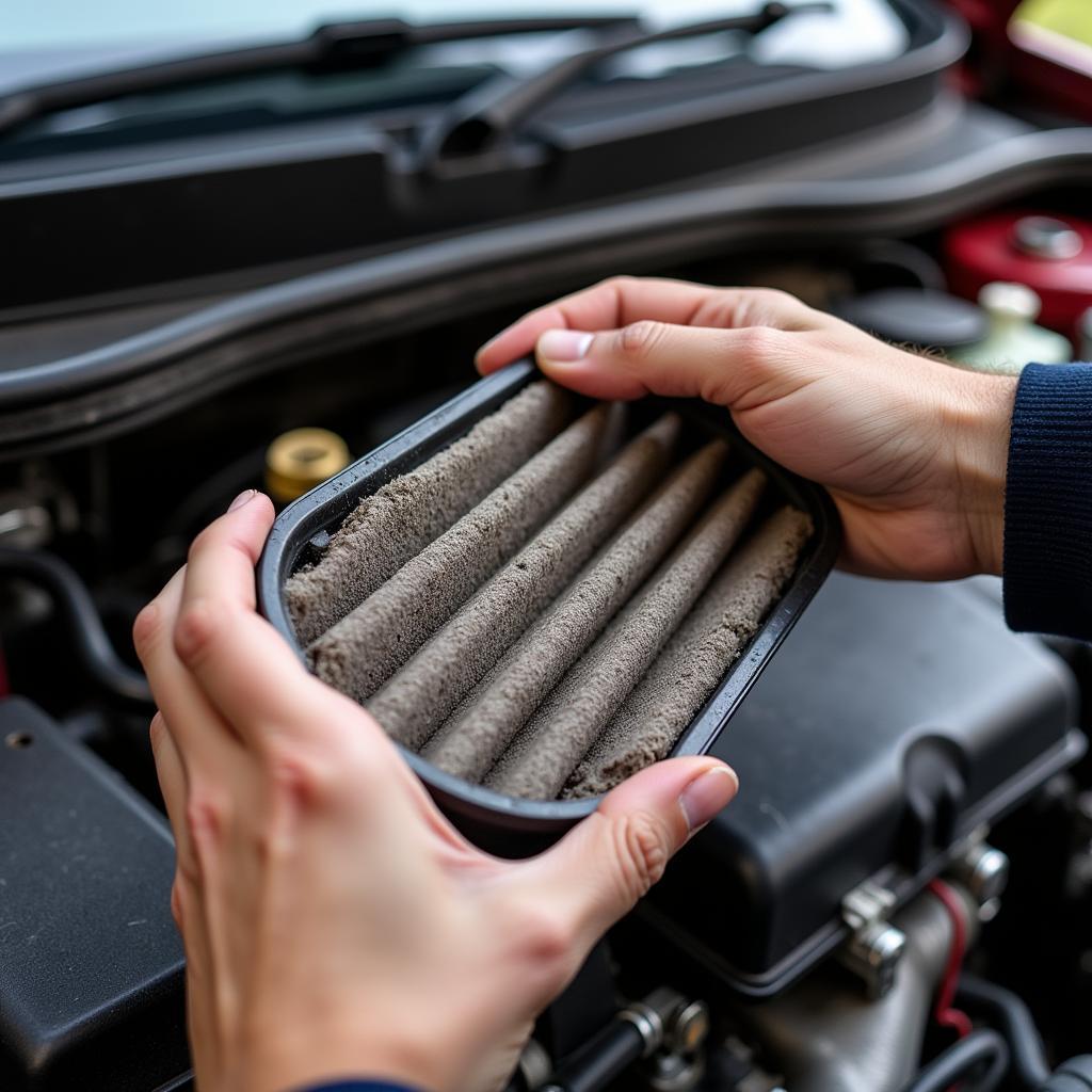 Replacing Car Air Filter