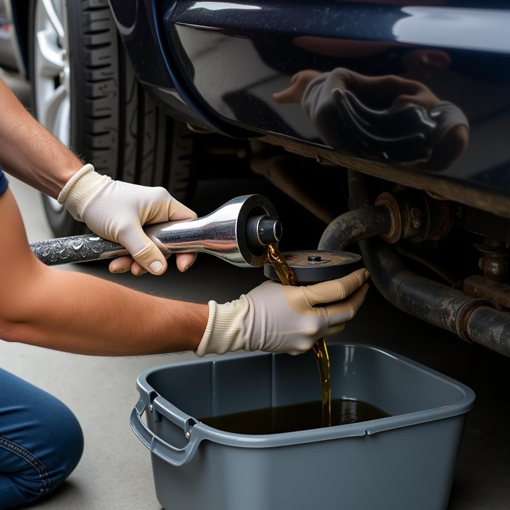 Changing Car Oil DIY