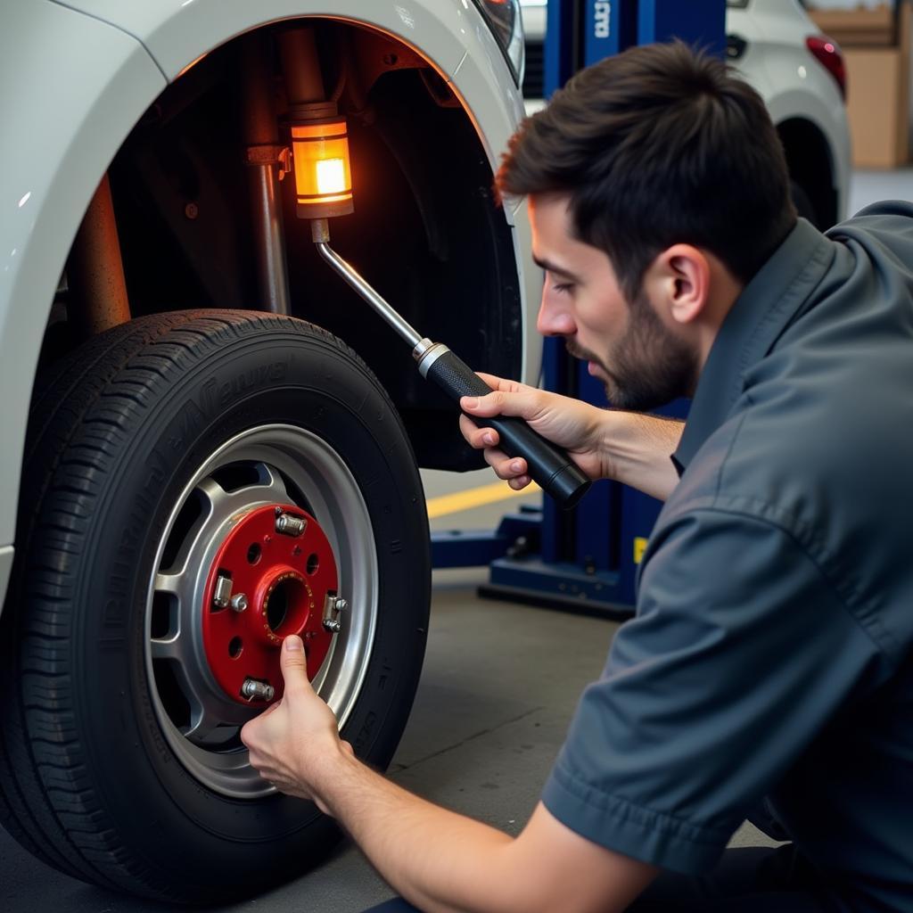 Checking Brakes, Tires, and Lights