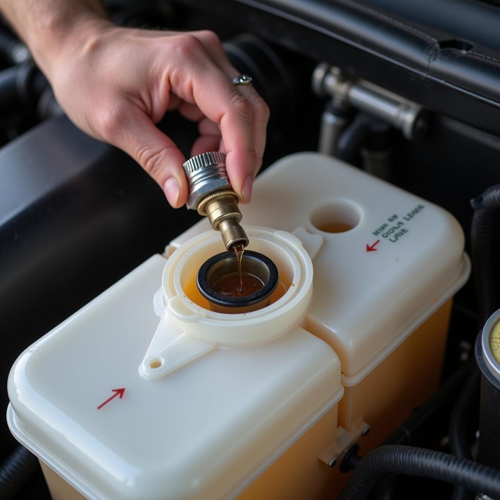 Checking Car Coolant Level