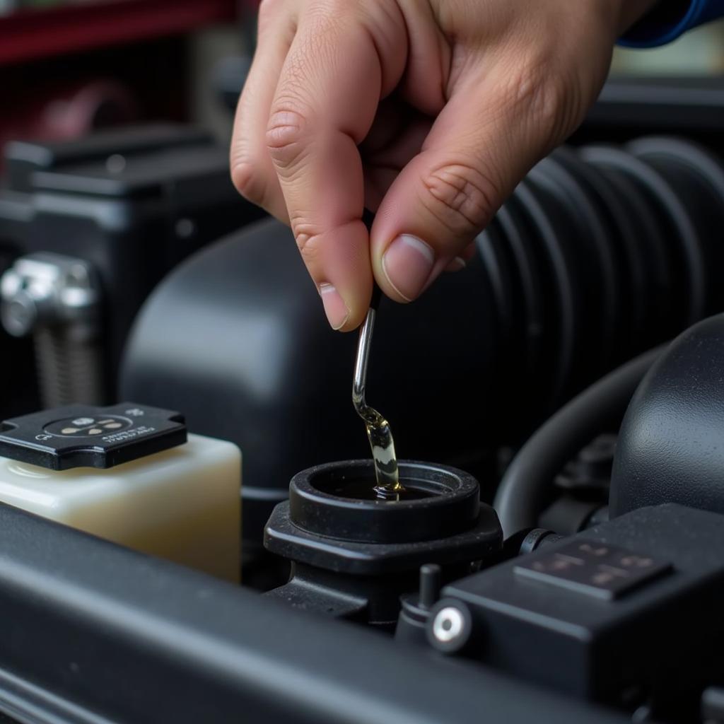 Checking Car Fluids