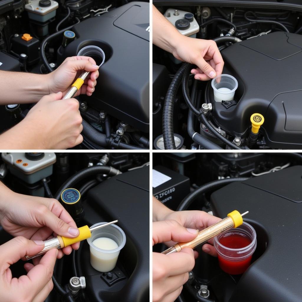 Checking Car Fluids Like Oil, Coolant, and Brake Fluid