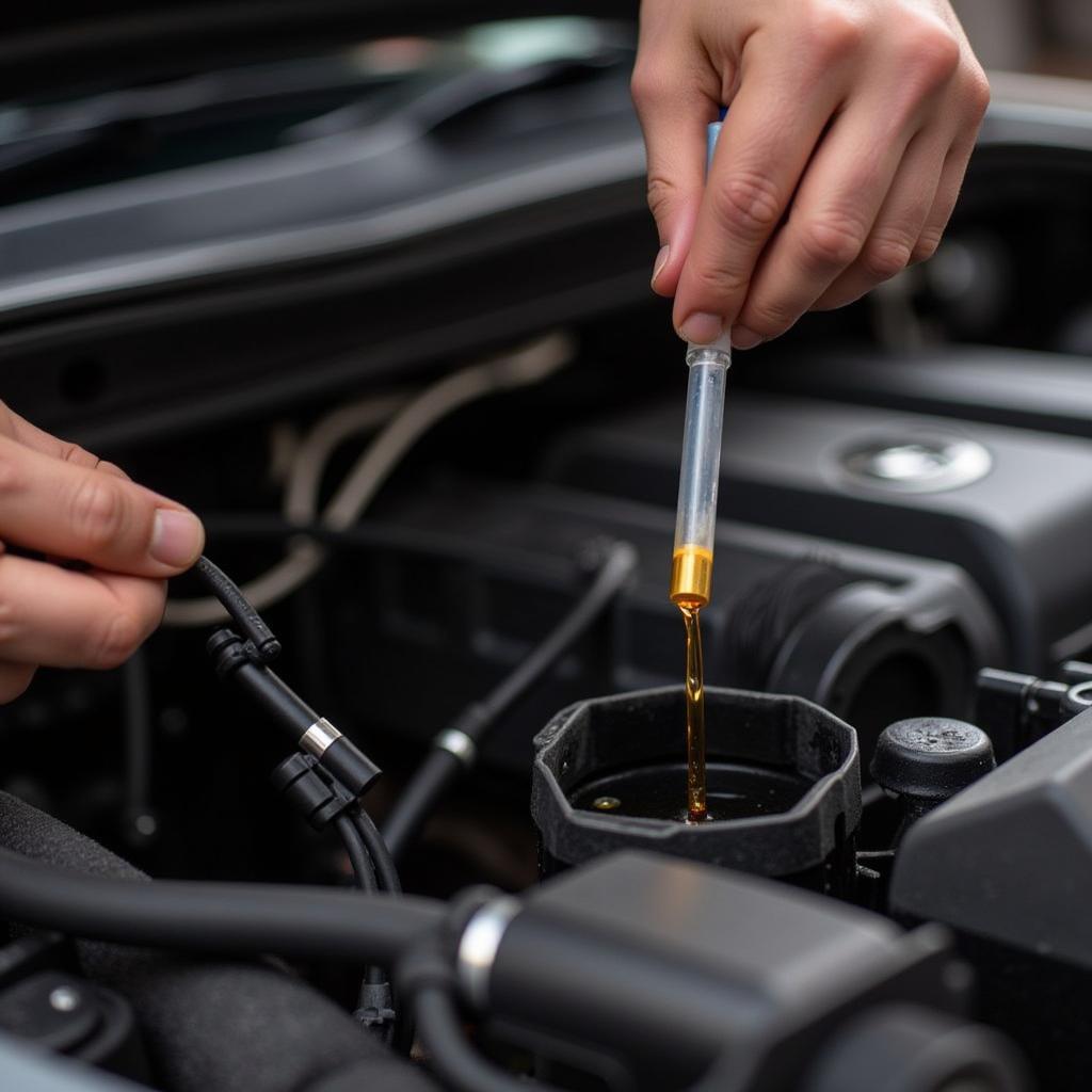 Checking Car Fluids for Diagnosis