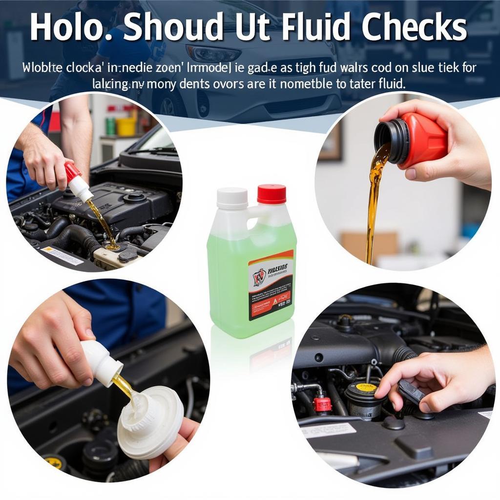 Checking car fluids for optimal performance