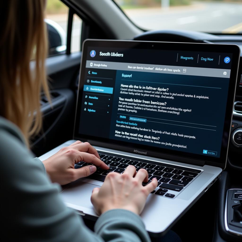 Checking Car Software Updates for Bluetooth Compatibility