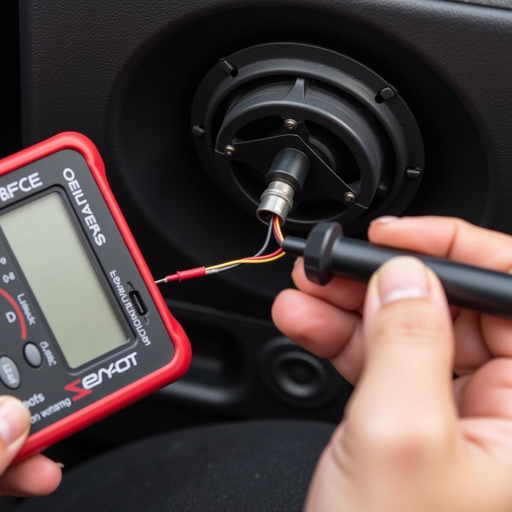 Checking Car Speaker Wiring