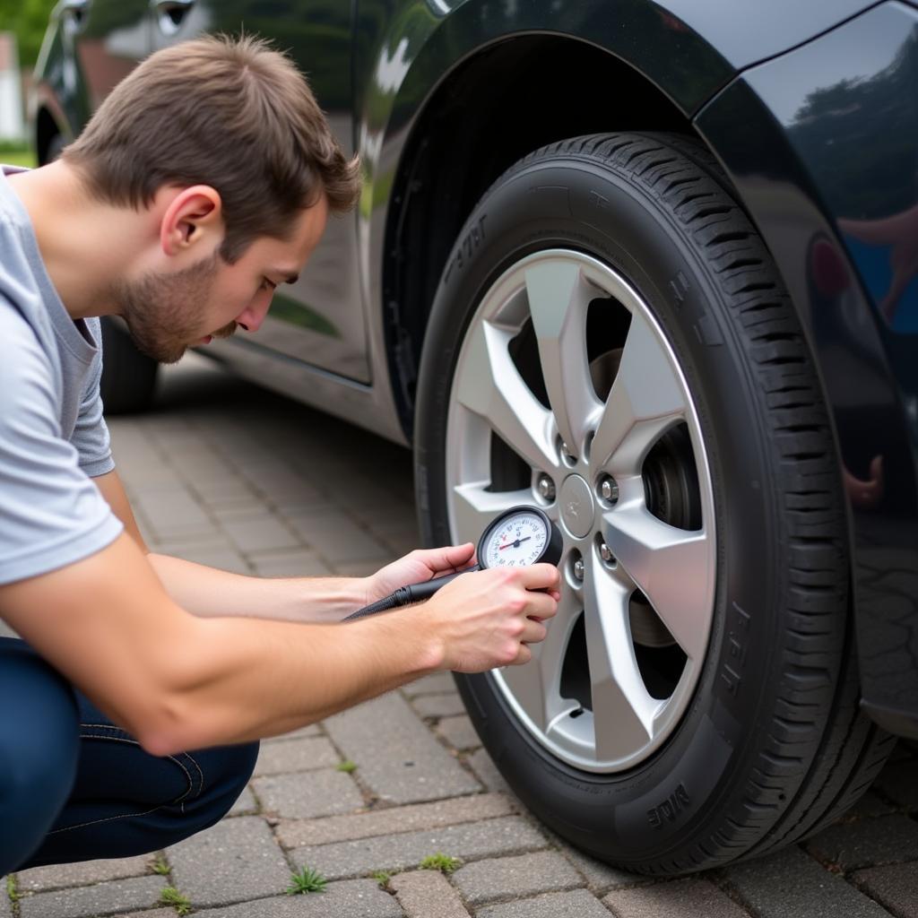 Regular Tire Pressure Check