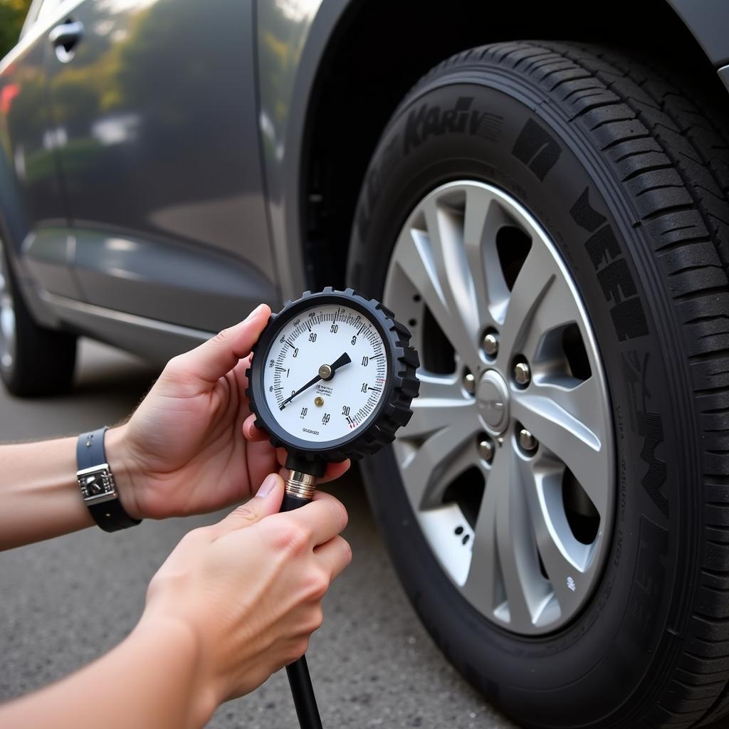 How to Check Tire Pressure