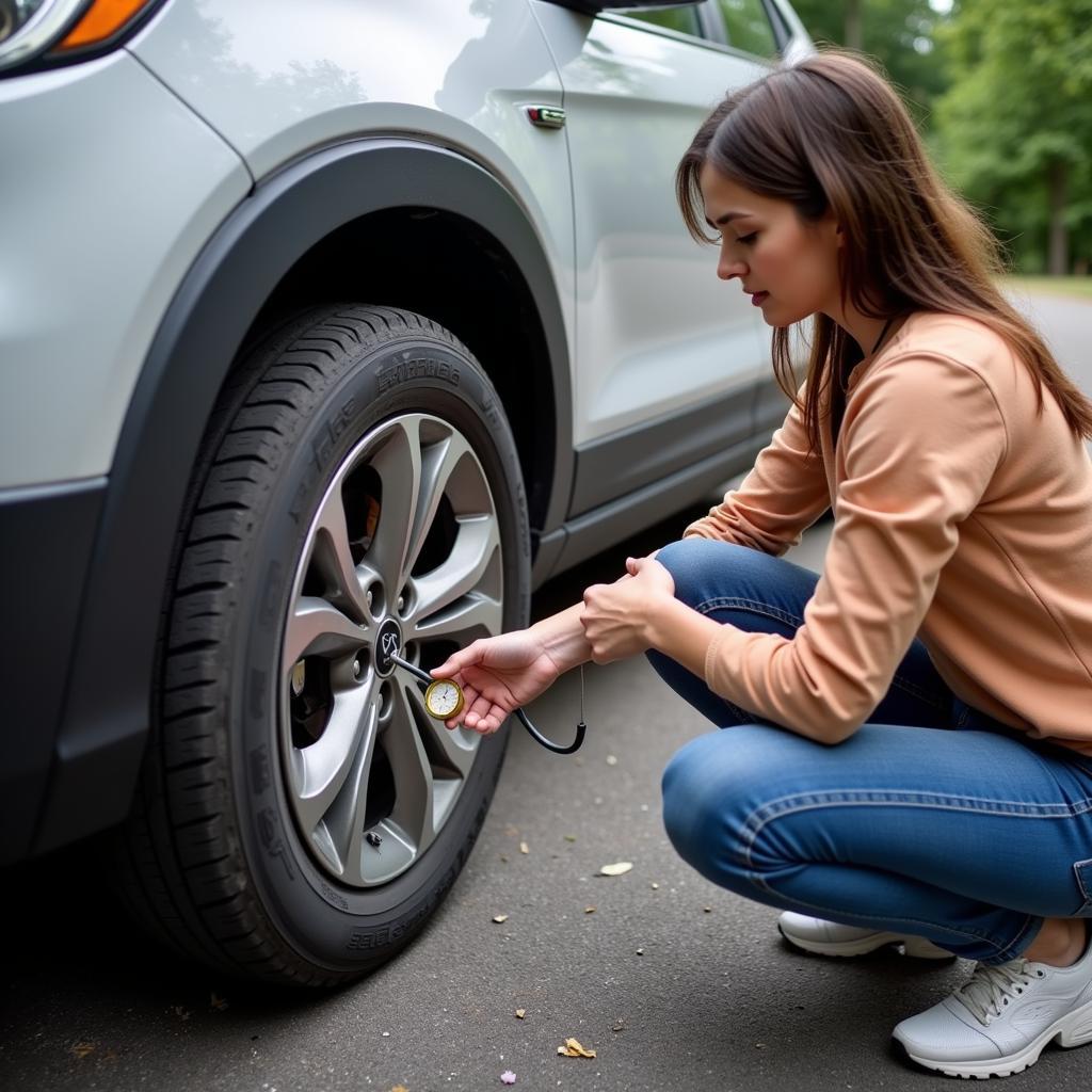 Checking Tire Pressure at Home