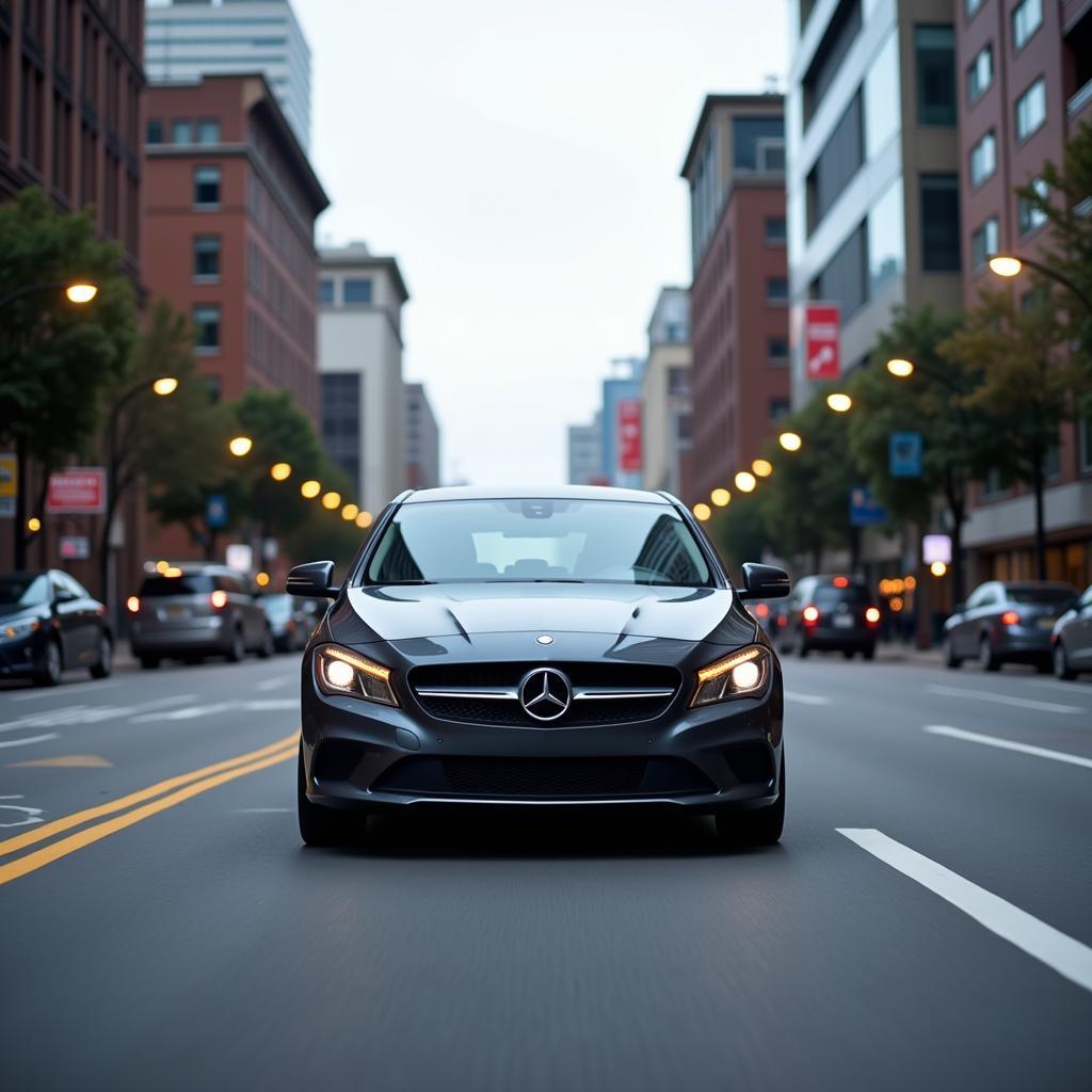 City Car Driving Smoothly