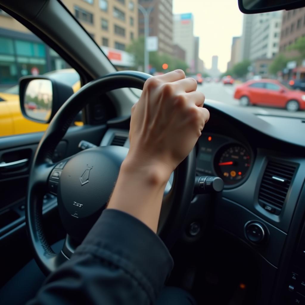 City Car Steering Wheel Vibration