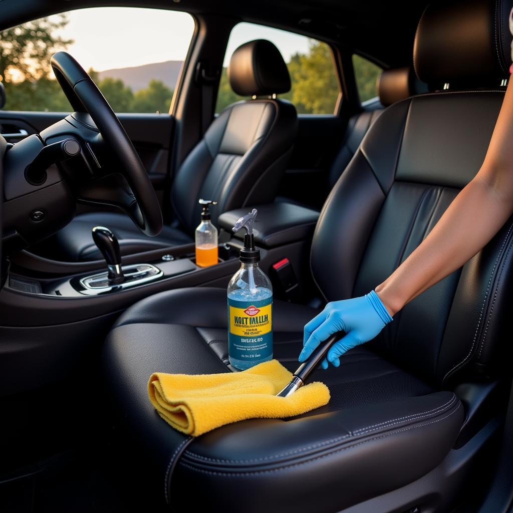 Cleaning and Conditioning Car Leather Seats