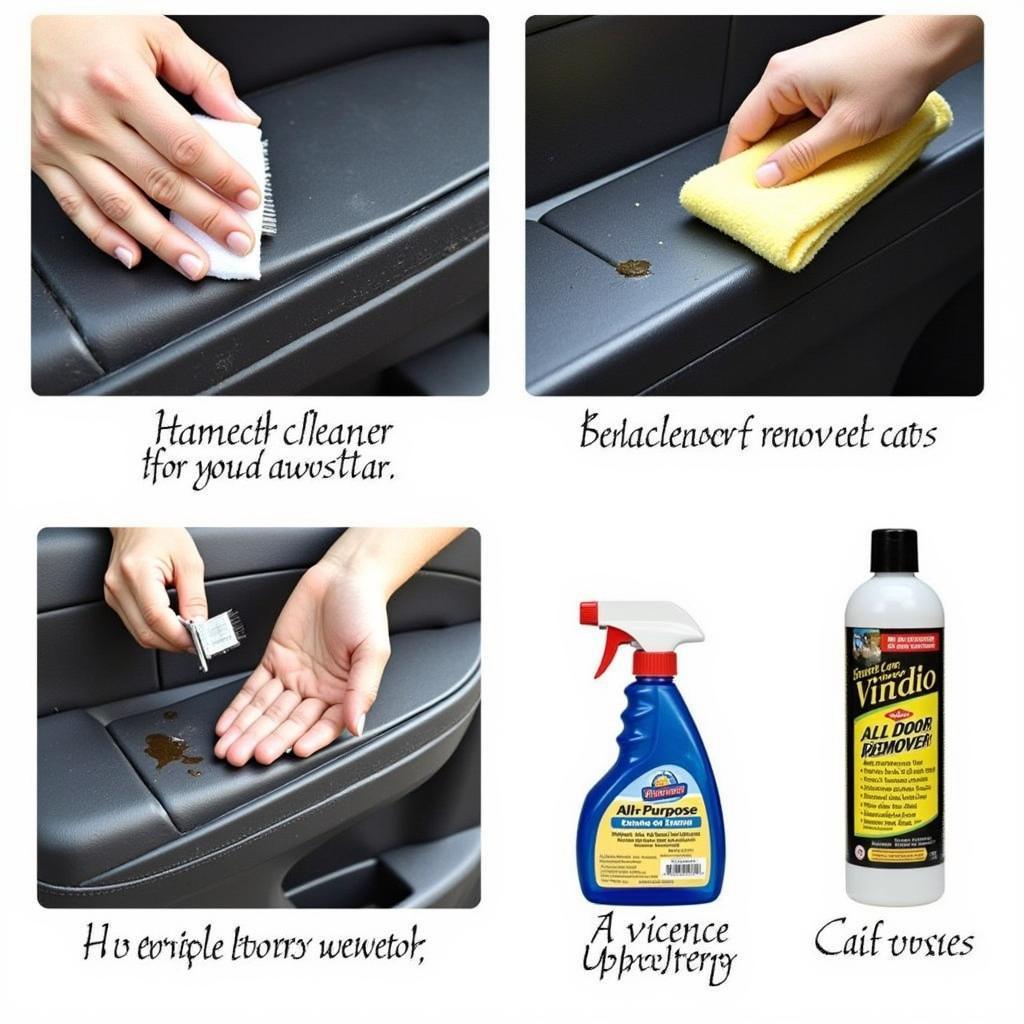 Cleaning Car Door Upholstery