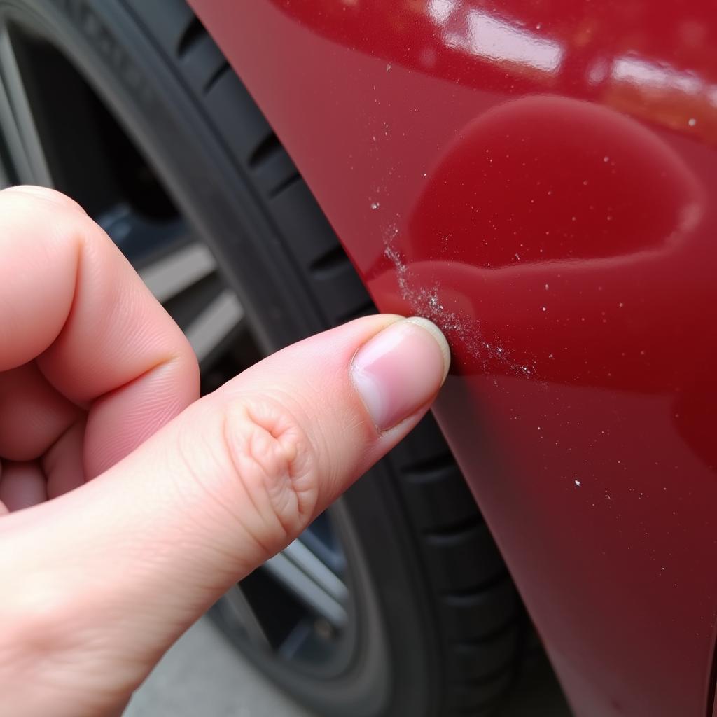 Identifying a Clear Coat Scratch