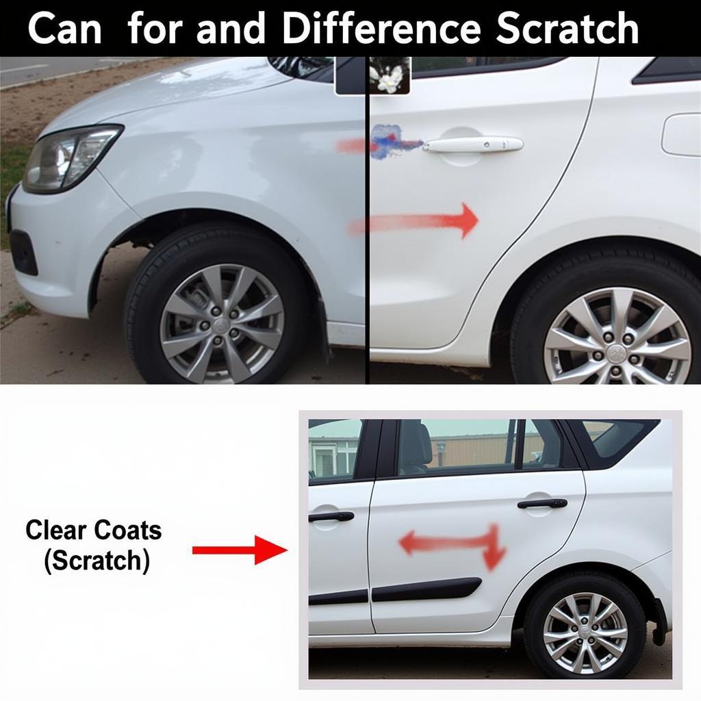 Clear Coat vs. Deep Car Scratch Differences