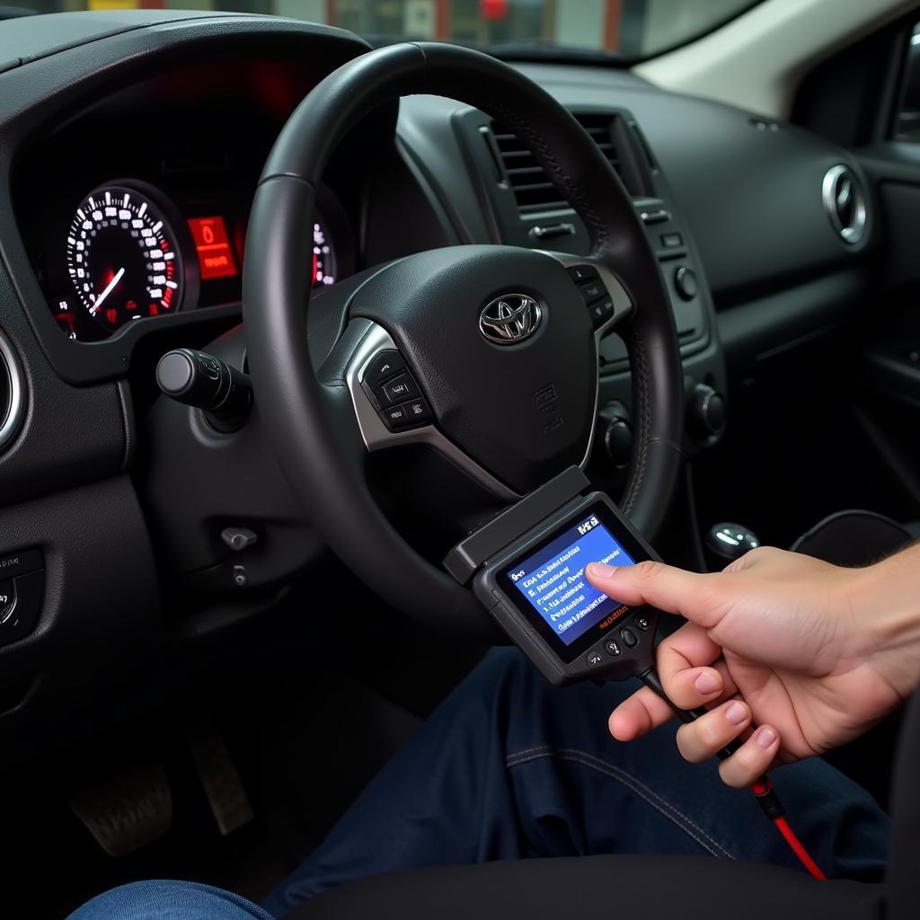 Clearing Car Codes with an OBD-II Reader