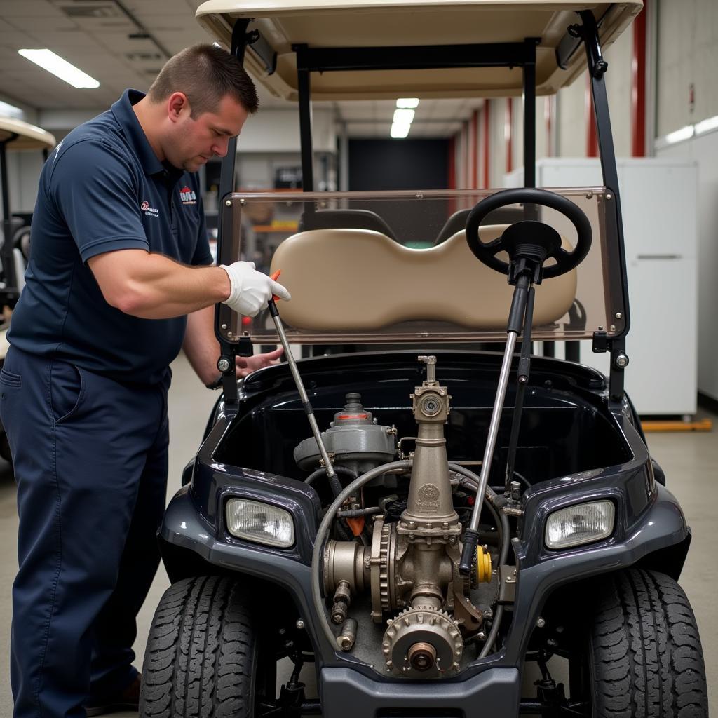 Club Car Transmission Inspection