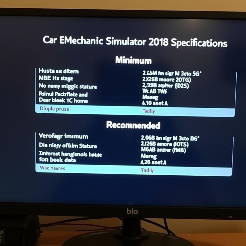 Checking System Requirements for Car Mechanic Simulator 2018