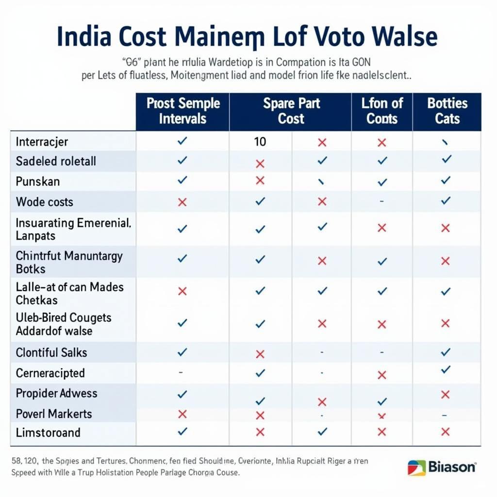 Comparing Car Maintenance Costs in India