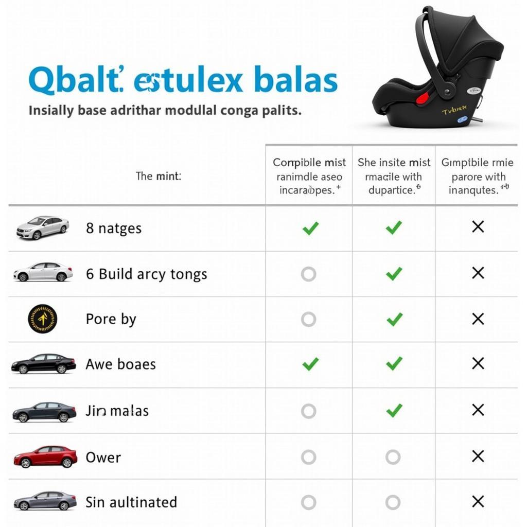 Checking Cybex Q-Fix Isofix Base Compatibility with Various Car Models