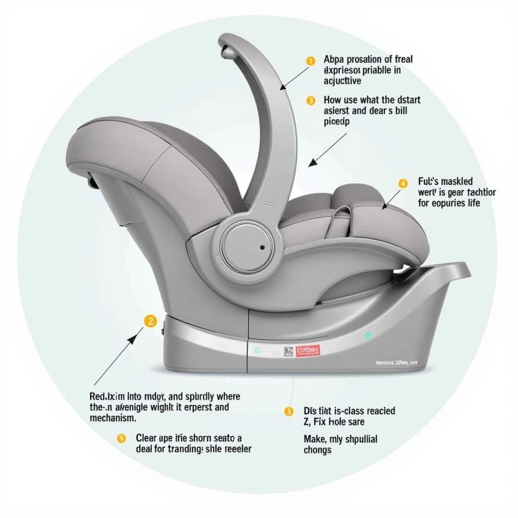 Cybex Z i-Fix Car Seat Recline Lever