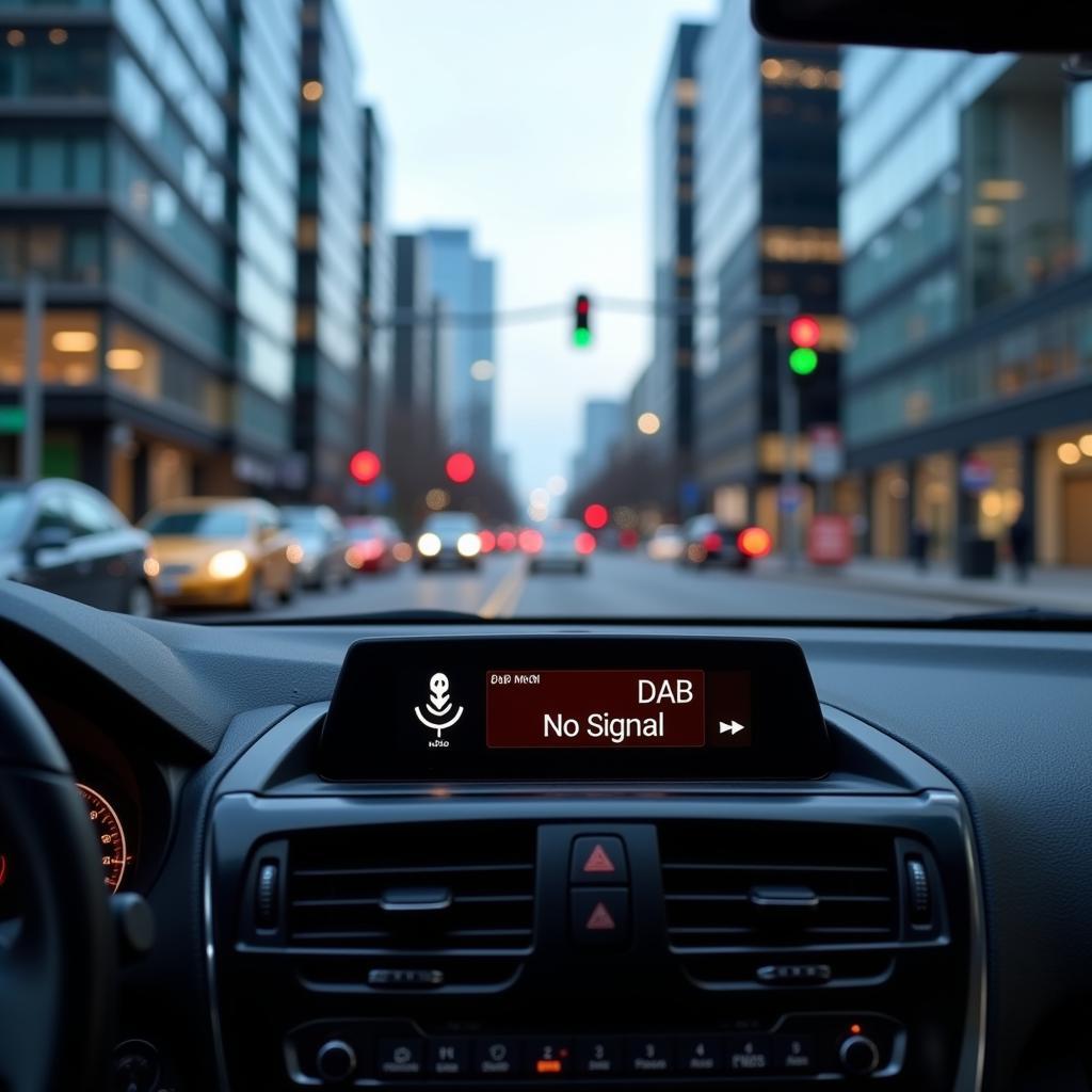 DAB Radio Reception Problems in a Car