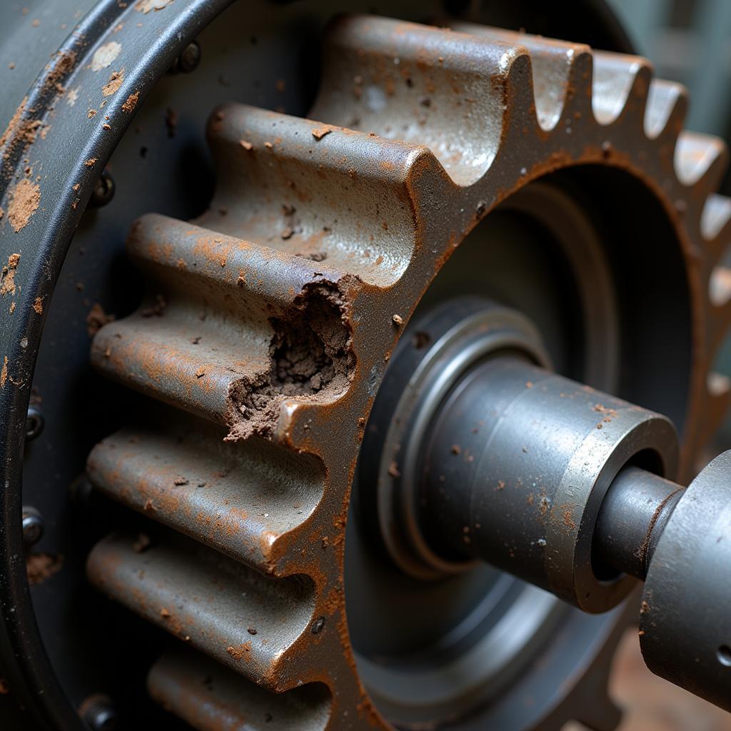 Damaged Transmission Gears