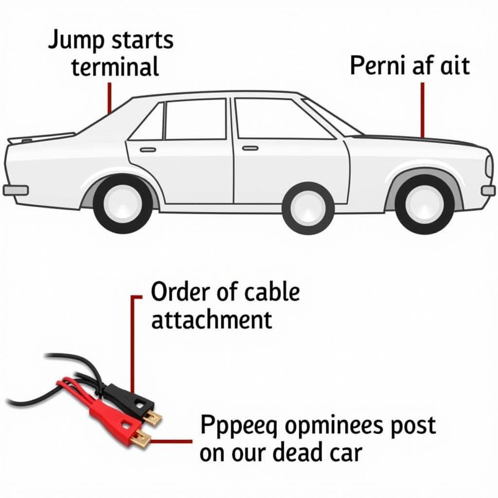 Jumpstarting a Car with Dead Battery