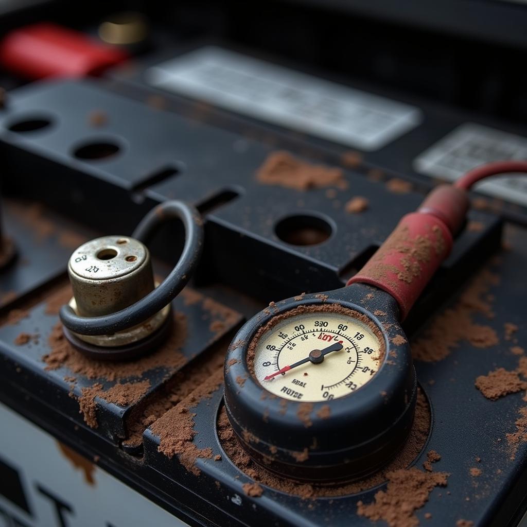 Car Battery Showing No Lights