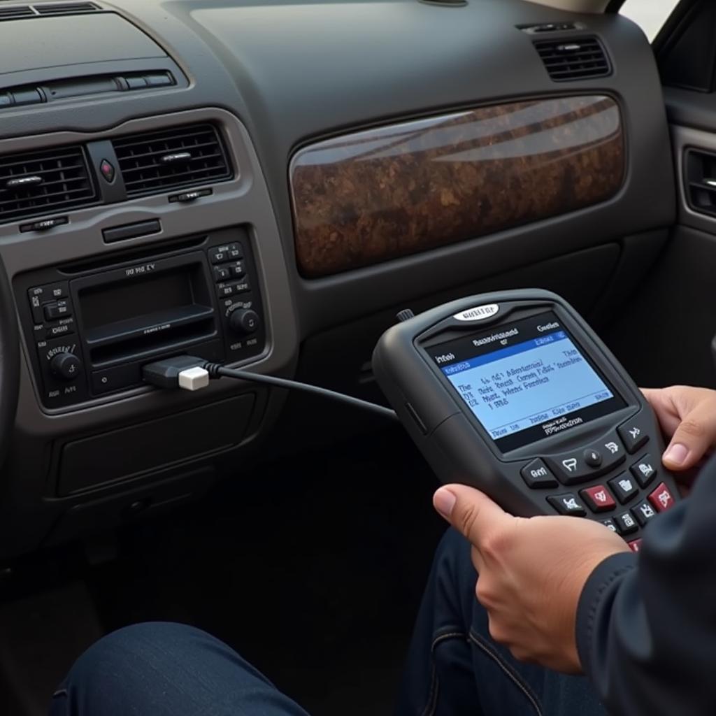 Diagnostic Scanner on a 2000 Lincoln Town Car