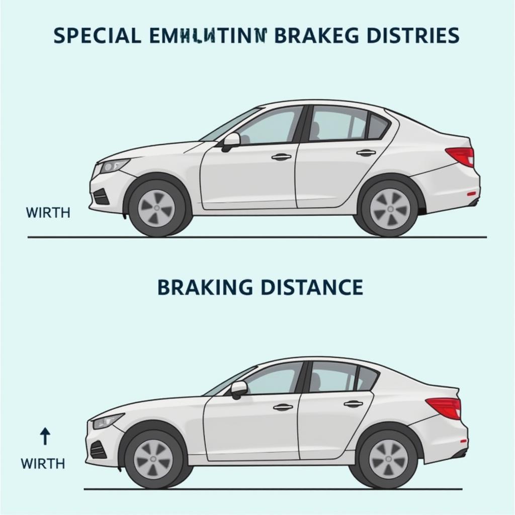 Different Tire Widths Affecting Braking Distance