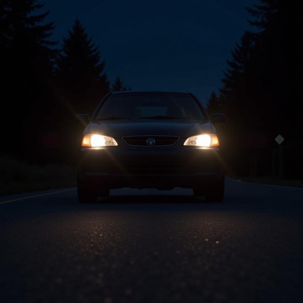 Dim headlights indicating alternator problems