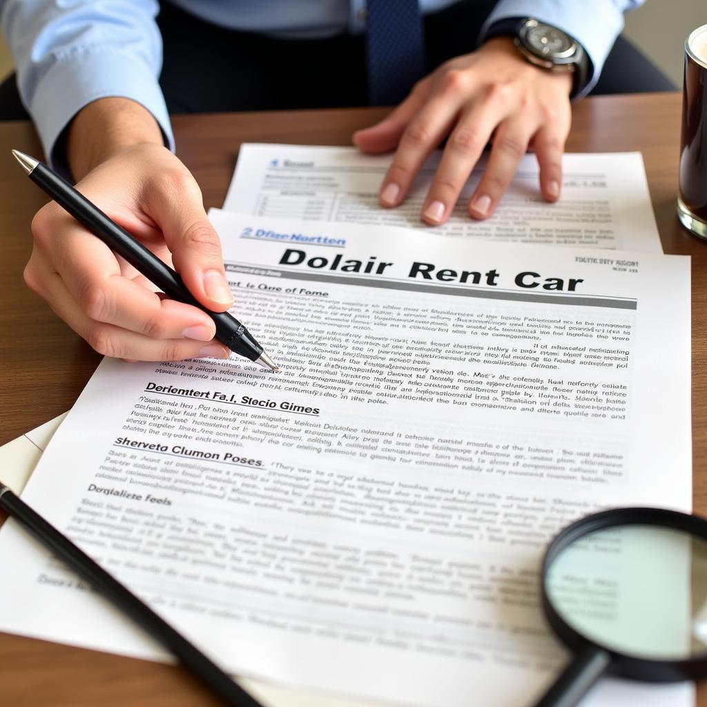 Dollar Rent a Car Contract Issues