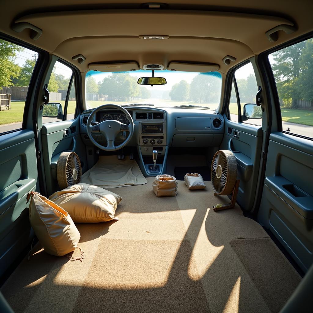 Drying a Flooded Car Interior