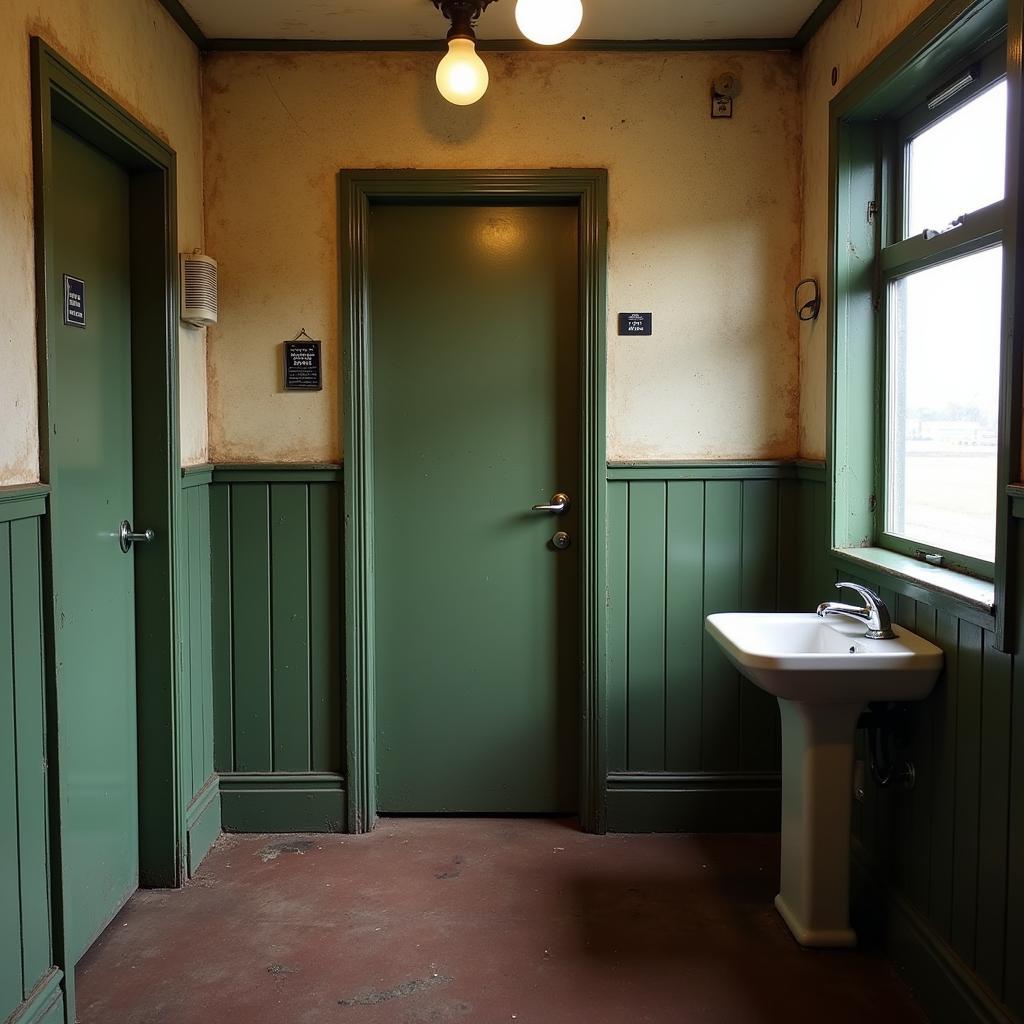 Poor sanitation on early trains with basic restrooms