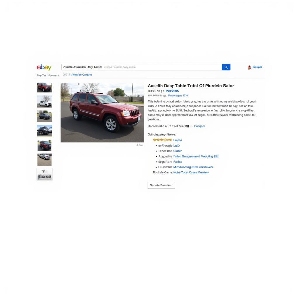 Creating an Effective eBay Car Listing