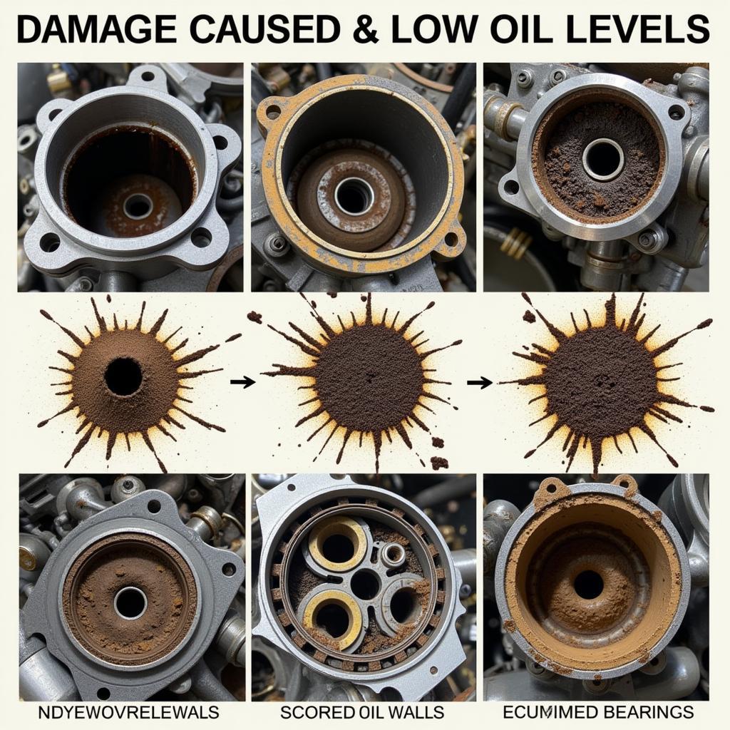 Engine Damage Due to Low Oil