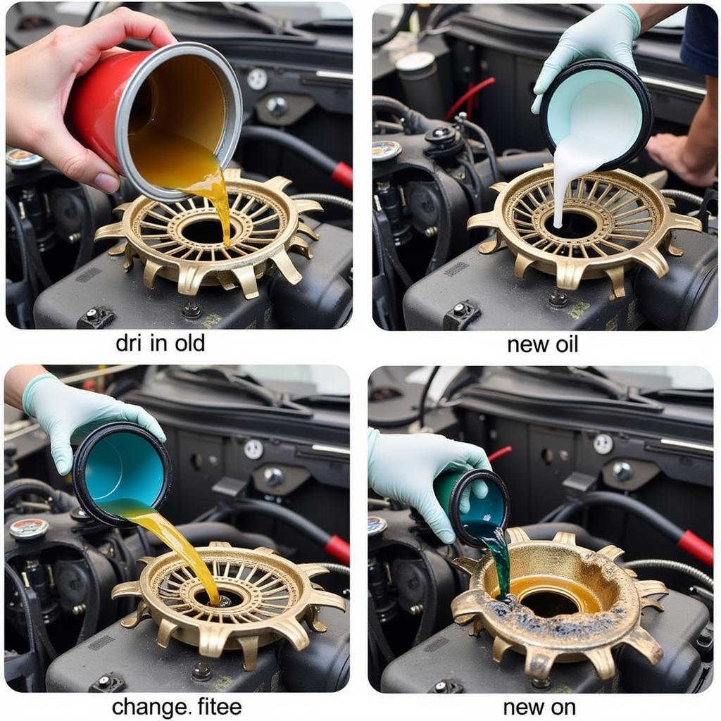 Engine Oil Change Process