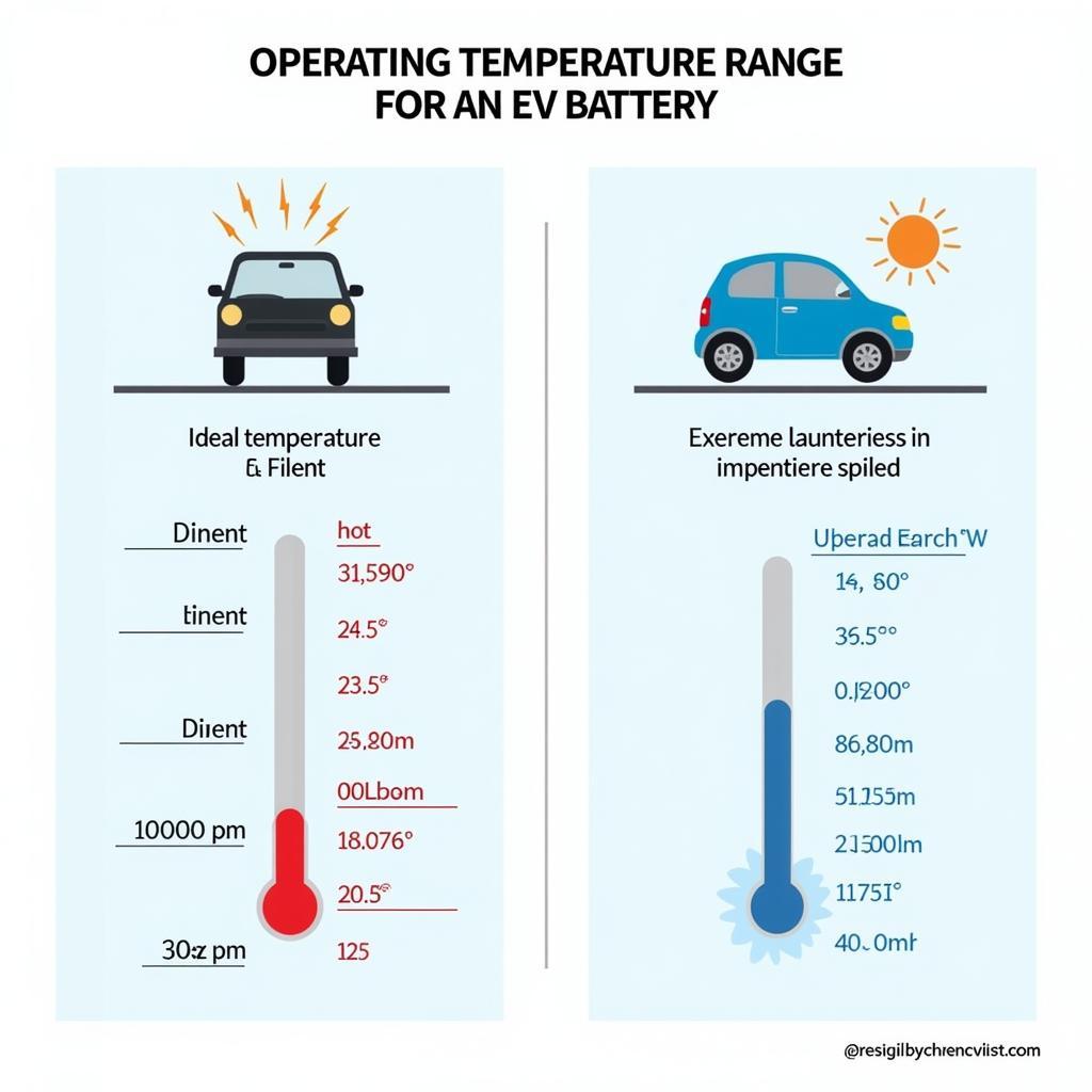 EV Battery Temperature Chart