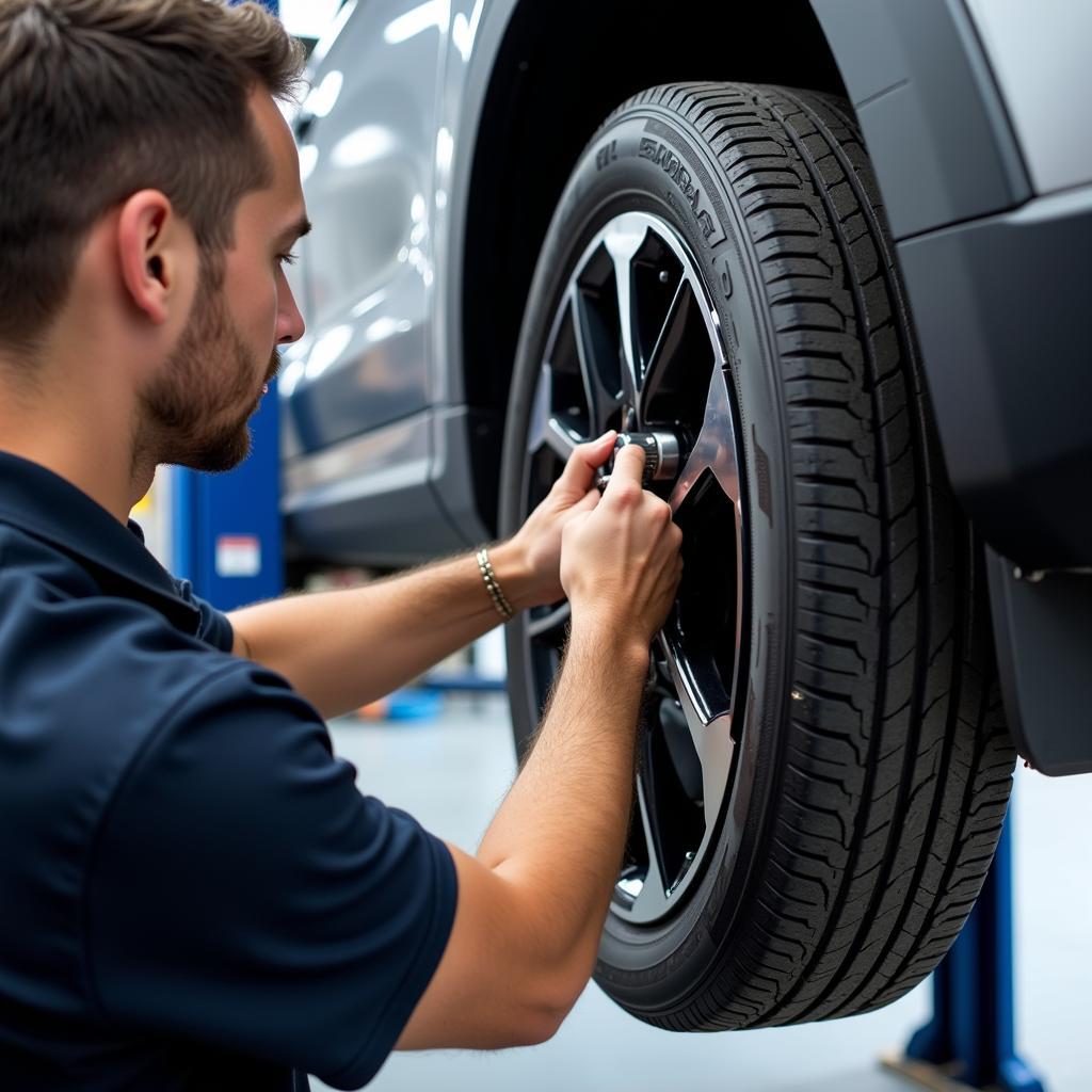 Electric Vehicle Tire Rotation