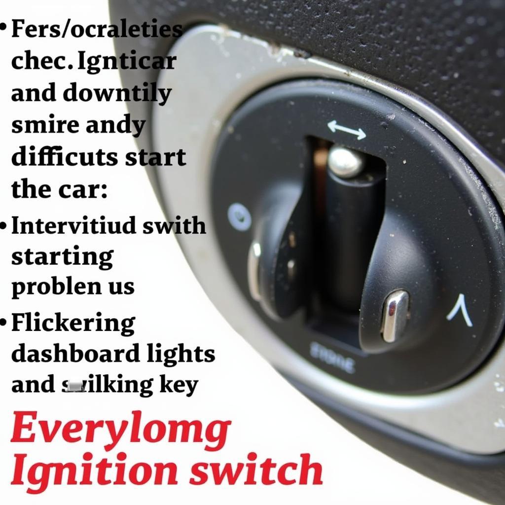 Faulty Ignition Switch Symptoms