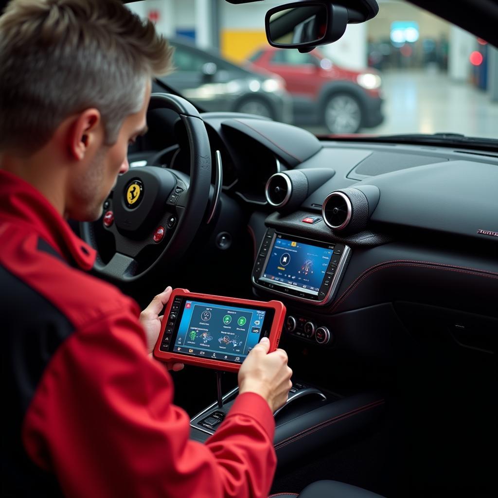 Ferrari Touchscreen Diagnostics