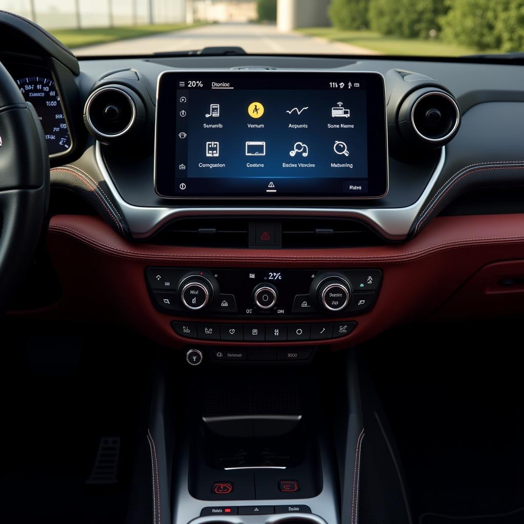 Ferrari Touchscreen Interface