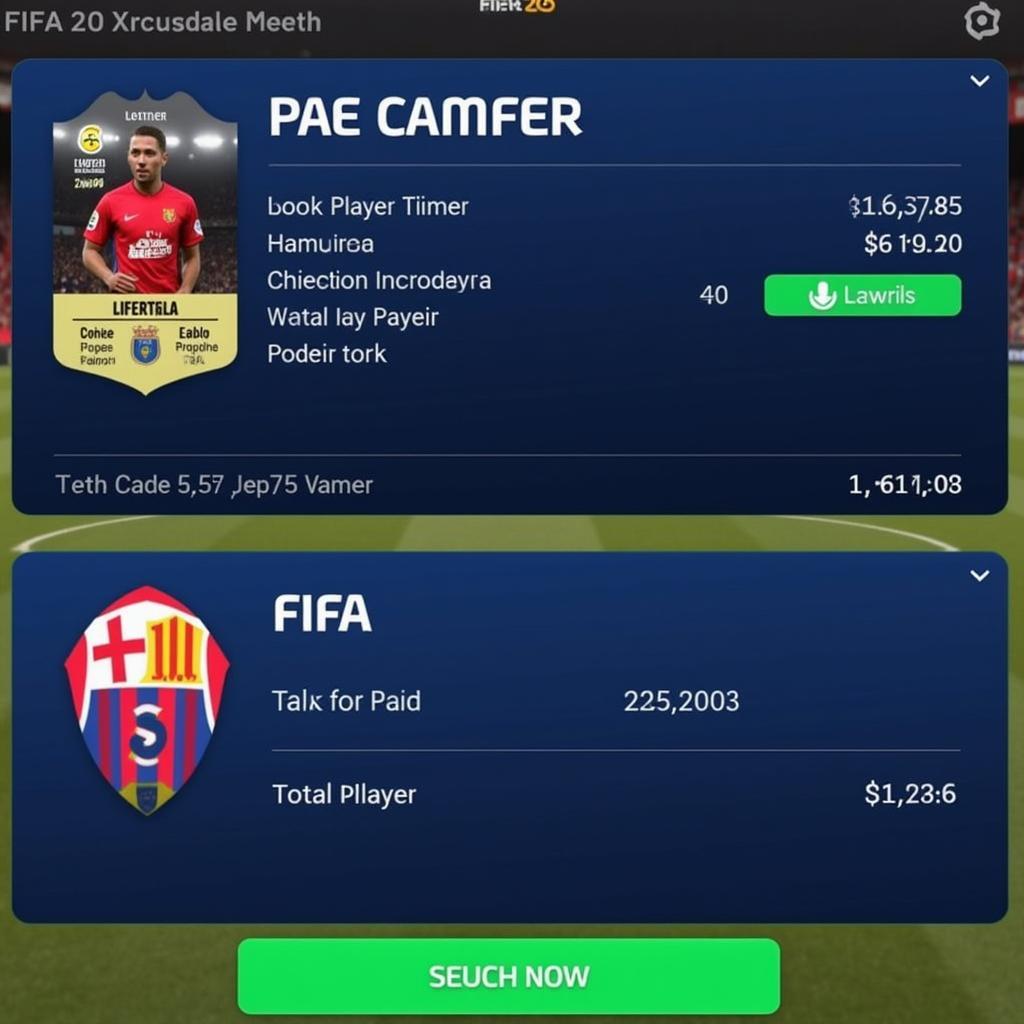 FIFA 20 Career Mode Transfer Market Bug Screen