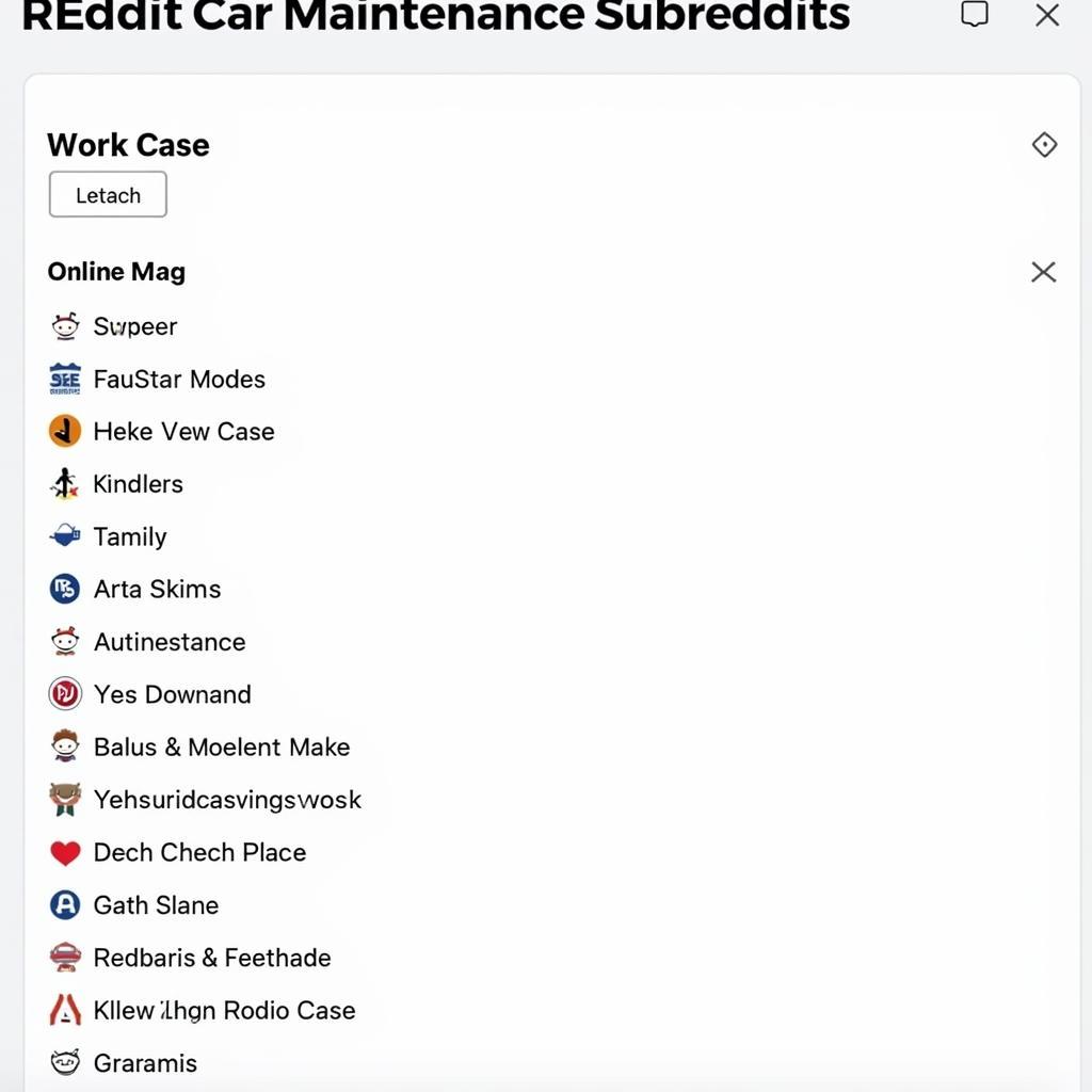 Finding Specific Car Maintenance Subreddits on Reddit